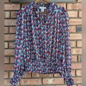 Rachel Zoe Floral Long Sleeve Blouse
